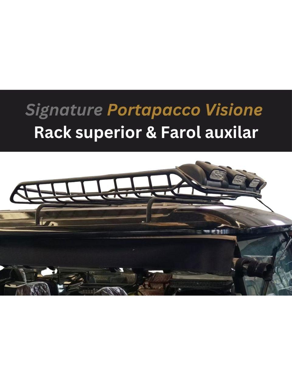 Signature Portapacco Visione - Portapacchi e faro ausiliario